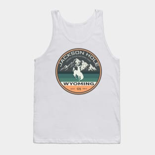 The Jackson Hole Exclusive Wyoming Mountains Lovers Tank Top